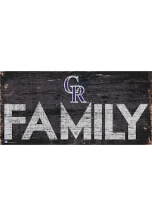 Colorado Rockies Family 6x12 Sign