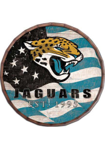 Jacksonville Jaguars Flag 24in Barrel Top Sign