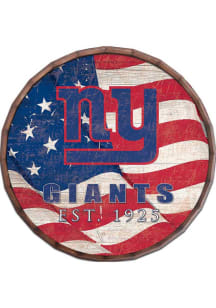 New York Giants Flag 24in Barrel Top Sign