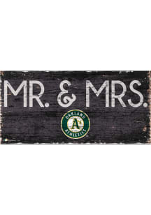 Oakland Athletics Mr and Mrs Sign