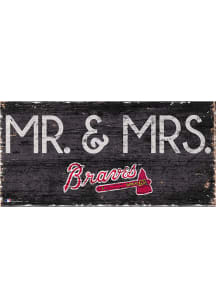 Atlanta Braves Mr and Mrs Sign