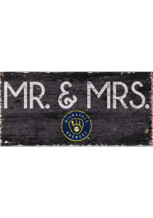 Milwaukee Brewers Mr and Mrs Sign