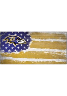 Baltimore Ravens Flag 6x12 Sign
