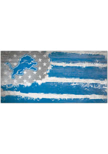 Detroit Lions Flag 6x12 Sign