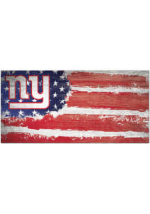 New York Giants Flag 6x12 Sign