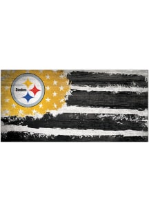 Pittsburgh Steelers Flag 6x12 Sign