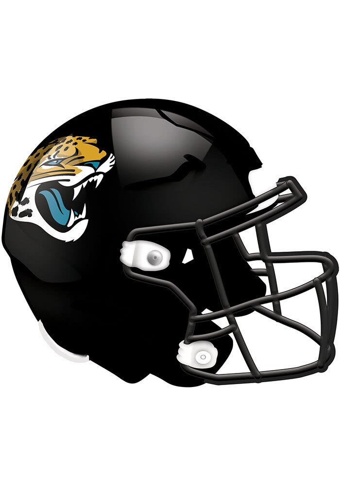Jacksonville Jaguars 12in Authentic Helmet Sign TEAL 326216131
