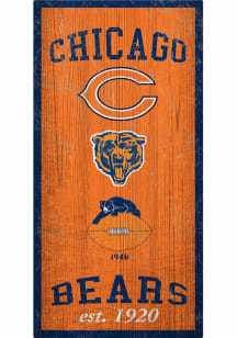 Chicago Bears Heritage 6x12 Sign