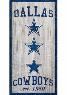 Dallas Cowboys Heritage 6x12 Sign