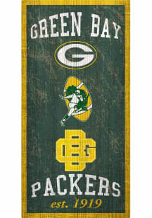 Green Bay Packers Heritage 6x12 Sign