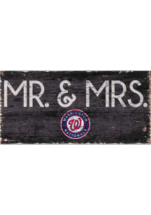 Washington Nationals Mr and Mrs Sign