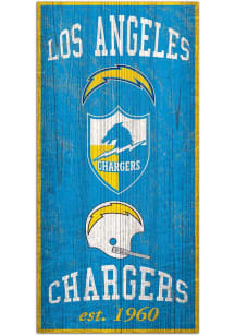 Los Angeles Chargers Heritage 6x12 Sign