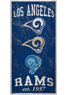 Los Angeles Rams Heritage 6x12 Sign