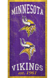 Minnesota Vikings Heritage 6x12 Sign