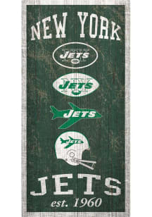 New York Jets Heritage 6x12 Sign