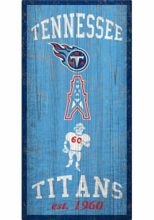 Tennessee Titans Heritage 6x12 Sign