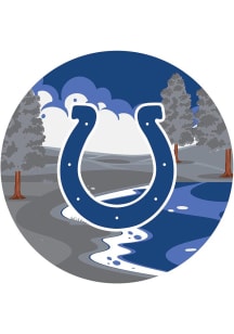 Indianapolis Colts Landscape Circle Sign