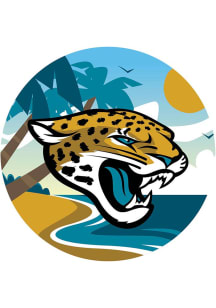Jacksonville Jaguars Landscape Circle Sign