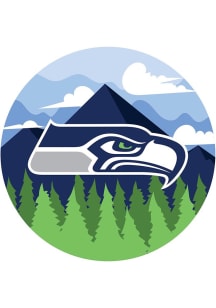 Seattle Seahawks Landscape Circle Sign