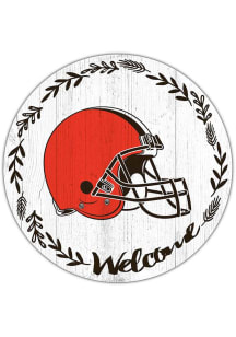 Cleveland Browns Welcome Circle Sign