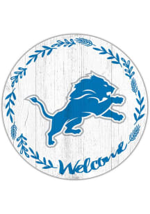 Detroit Lions Welcome Circle Sign