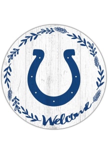 Indianapolis Colts Welcome Circle Sign