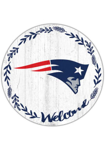 New England Patriots Welcome Circle Sign