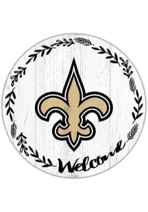 New Orleans Saints Welcome Circle Sign