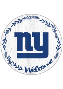 New York Giants Welcome Circle Sign
