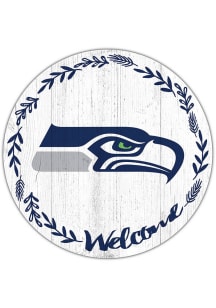 Seattle Seahawks Welcome Circle Sign