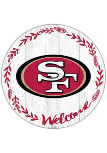 San Francisco 49ers Welcome Circle Sign