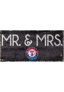 Texas Rangers Mr and Mrs Sign