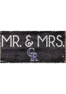 Colorado Rockies Mr and Mrs Sign