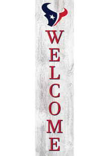 Houston Texans 24in Welcome Leaner Sign