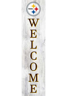 Pittsburgh Steelers 24in Welcome Leaner Sign