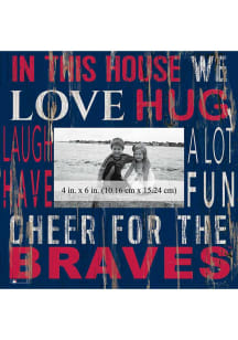 Atlanta Braves In This House 10x10 Picture Frame
