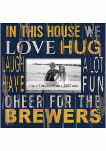 Milwaukee Brewers In This House 10x10 Picture Frame