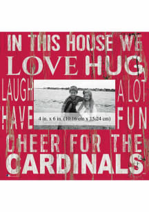 St Louis Cardinals In This House 10x10 Picture Frame