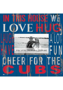 Chicago Cubs In This House 10x10 Picture Frame
