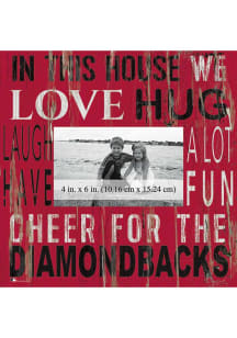 Arizona Diamondbacks In This House 10x10 Picture Frame