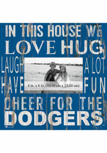 Los Angeles Dodgers In This House 10x10 Picture Frame
