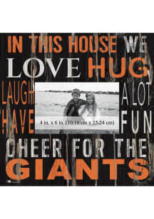 San Francisco Giants In This House 10x10 Picture Frame