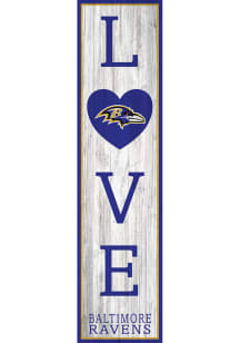 Baltimore Ravens 48in Love Leaner Sign