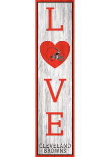 Cleveland Browns 48in Love Leaner Sign