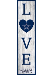 Dallas Cowboys 48in Love Leaner Sign