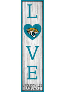 Jacksonville Jaguars 48in Love Leaner Sign