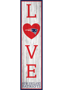 New England Patriots 48in Love Leaner Sign