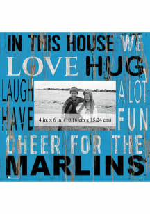 Miami Marlins In This House 10x10 Picture Frame
