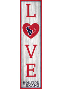 Houston Texans 24in Love Leaner Sign