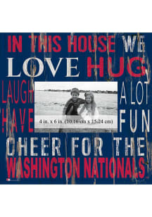 Washington Nationals In This House 10x10 Picture Frame